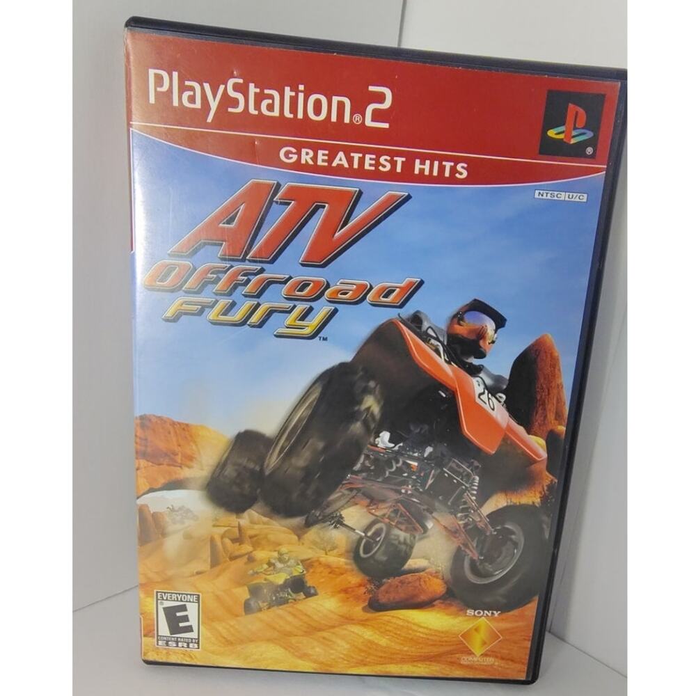 Sony Playstation 2 ATV Offroad Fury Video Game Quad Dirt bike Greatest Hits